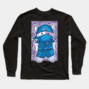 D&D Monk Ninja Class Kawaii Cat Long Sleeve T-Shirt